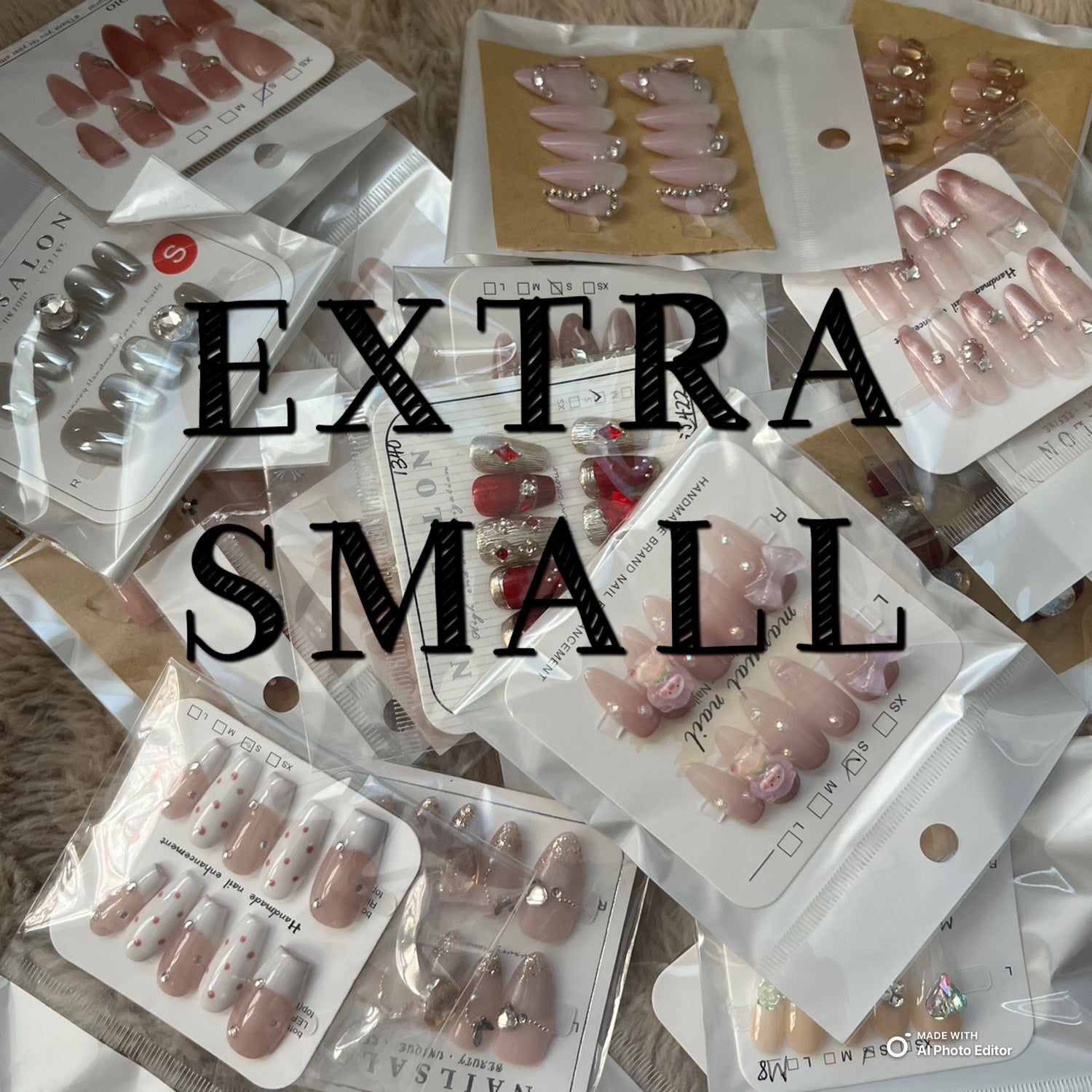 Extra Small Handmade Press On Nails