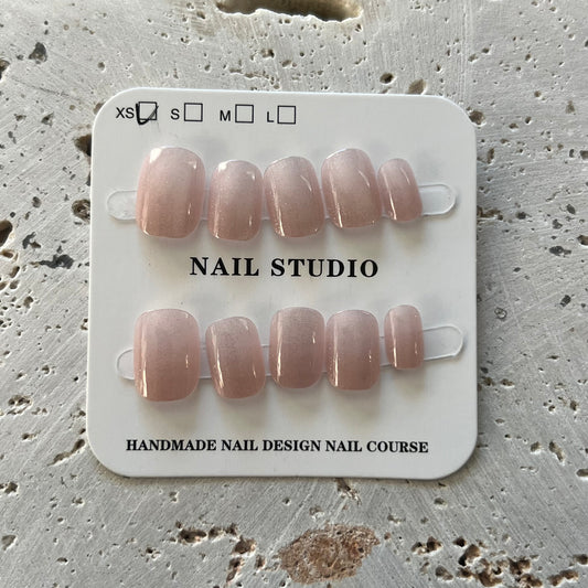 Pink Handmade Nails