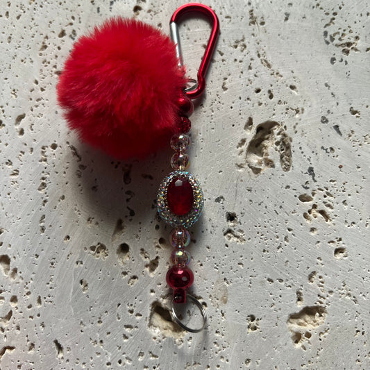 Red Gem Keychain